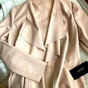 Zara blush coloured faux leather jacket